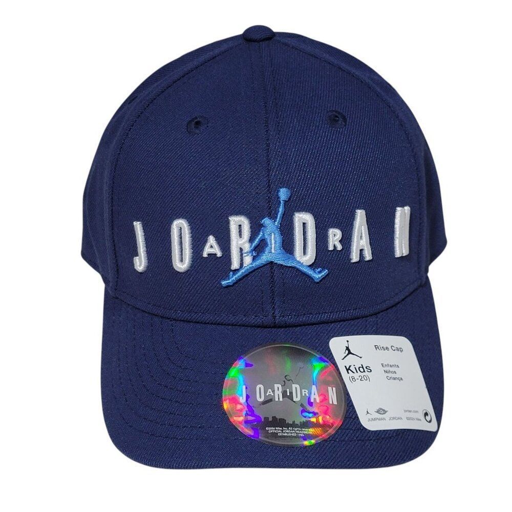 Jordan Nike Air Jordan Jumpman‎ Hat Kids Boys Size 8-20 Blue Strapback Cap NEW